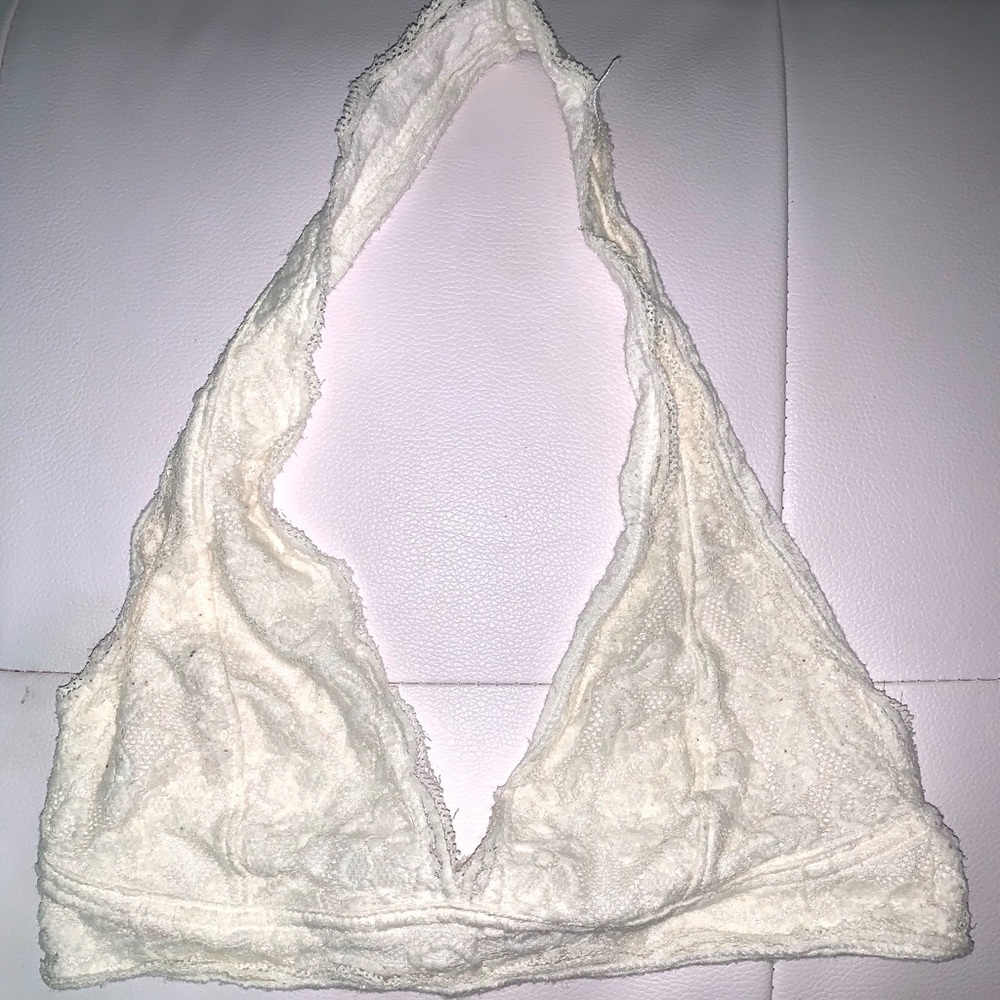 white bralete